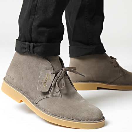 Clarks - Chaussures Desert Boots Evo Stone Suede
