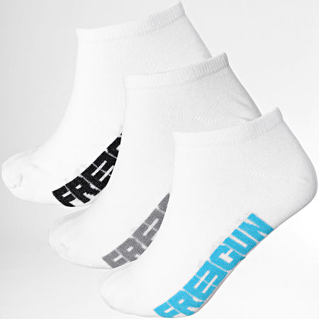 Freegun - Confezione da 3 paia di calzini H40076 Bianco
