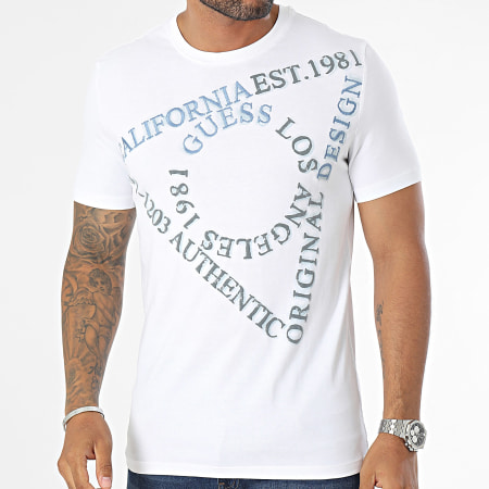 Guess - Camiseta M3BI13-I3Z14 Blanca