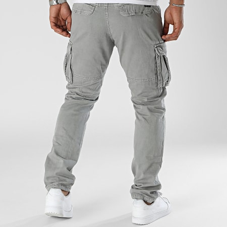 Indicode Jeans - Pantalon Cargo William Gris