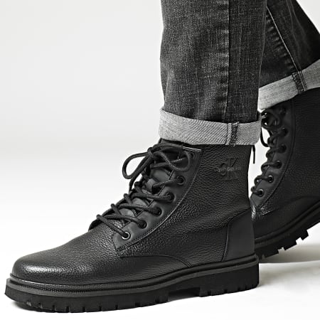 Calvin Klein - Boots Mid Laceup 0751 Triple Black