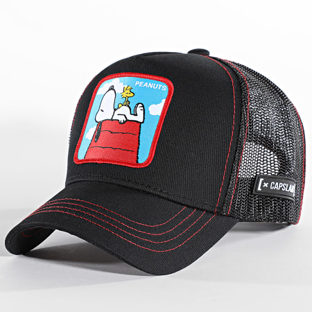 Capslab - Cappello Trucker Snoopy nero