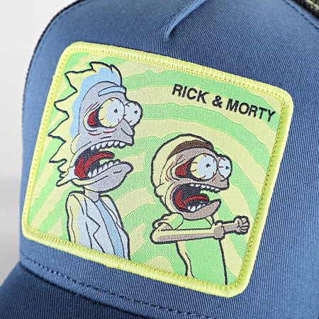 Capslab - Rick And Morty Trucker Cap Azul Negro