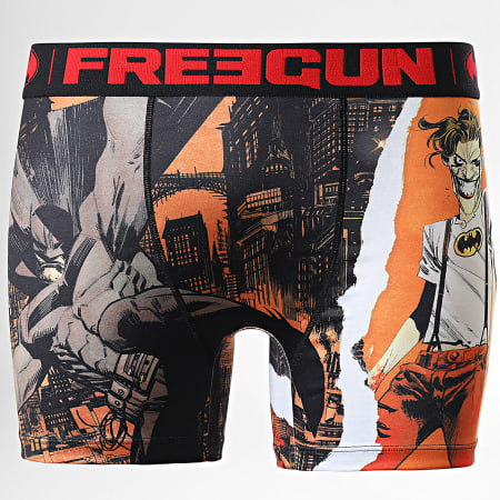Freegun - Boxer Batman Orange Marron