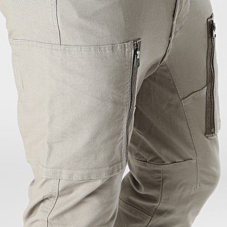 G-Star - D21975 Pantaloni cargo skinny con tasca a zip grigio