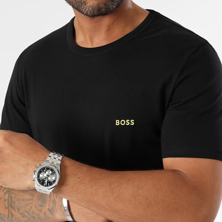 BOSS - Pack de 3 Camisetas RN 50499445 Negro Blanco Azul Marino