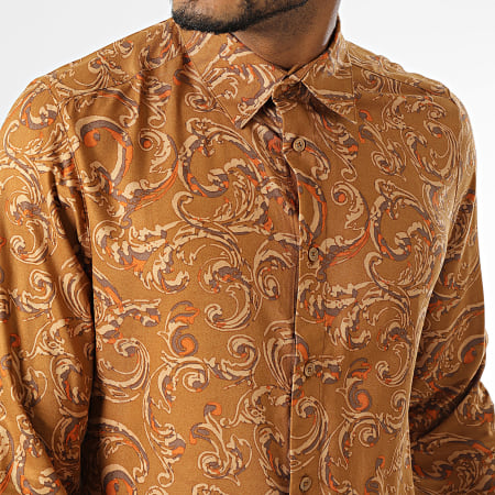 Only And Sons - Camisa de manga larga Lolly Camel Slim