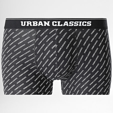 Urban Classics - Paquete de 5 TB3845 Negro Blanco Burdeos Boxers