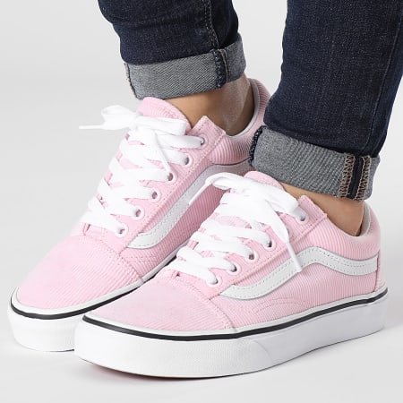 Vans - Sneakers donna Old Skool 7NTPNK1 Mini Cord Pink