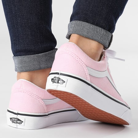 Vans - Sneakers donna Old Skool 7NTPNK1 Mini Cord Pink