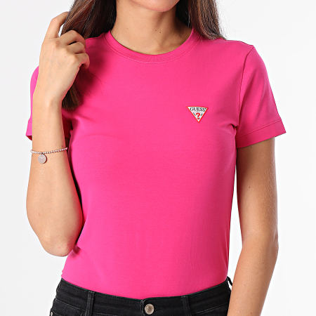 Guess - Camiseta de mujer W2YI44-J1314 Rosa