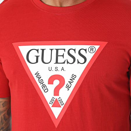 Guess - Tee Shirt M2YI71-I3Z14 Rouge