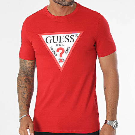 Guess - Tee Shirt M2YI71-I3Z14 Rouge