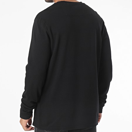 Guess - Camiseta de manga larga M3BP28-KBYC0 Negro