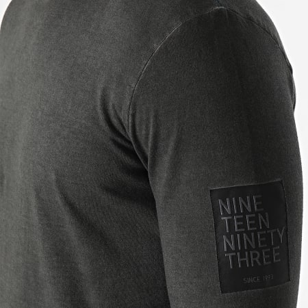 Indicode Jeans - Camiseta de manga larga Muf 45-645 Negro