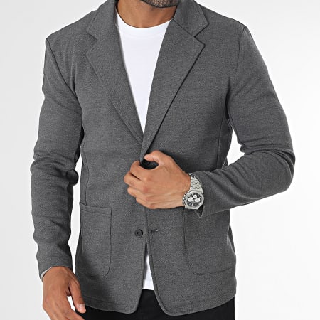 Only And Sons Veste Blazer Bruce Gris Anthracite Ryses