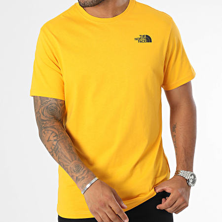 Camiseta north face 2025 amarilla