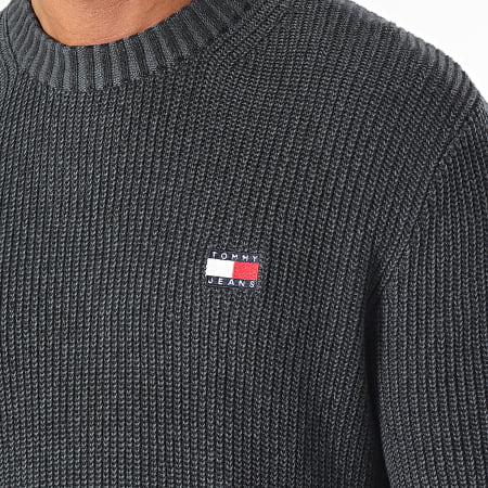 Tommy Jeans - Pull Tonal XS Badge 7776 Gris Anthracite
