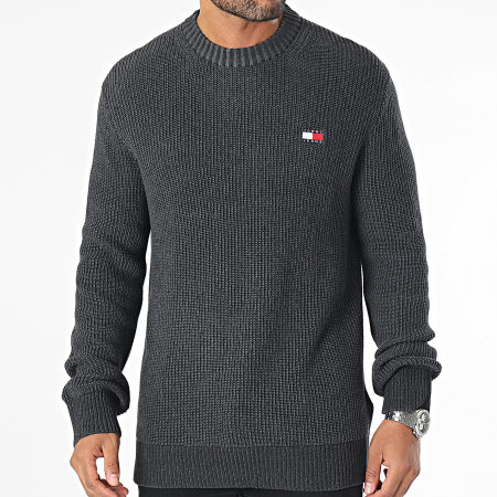 Tommy Jeans - Jersey Tonal XS Insignia 7776 Gris marengo