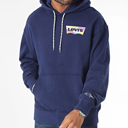 Levi's - Sweat Capuche Relaxed Graphic 38479 Bleu Marine