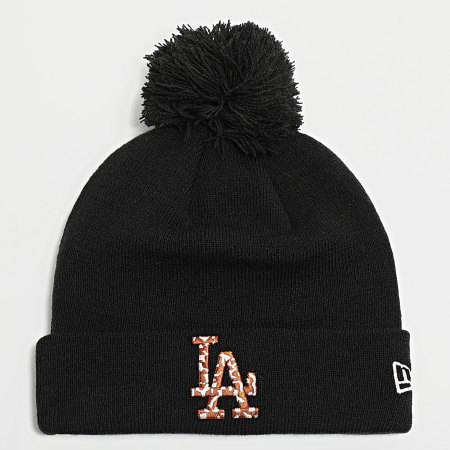 New Era - Bonnet Infill Bobble Los Angeles Dodgers Noir