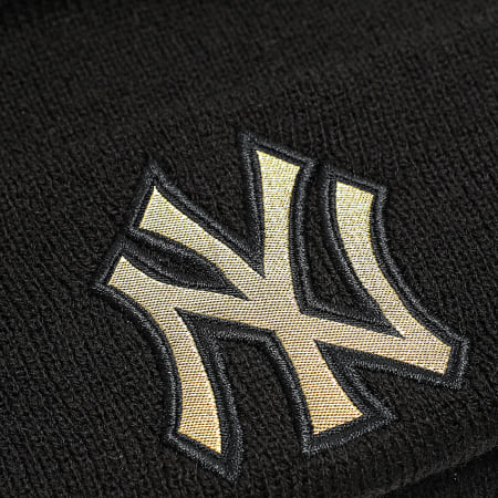 New Era - Bonnet Metallic Badge New York Yankees Noir Doré