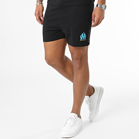 OM - M23059C Set maglia da calcio e pantaloncini da jogging neri