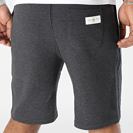 Tommy Hilfiger - Pantaloncini da jogging a righe 3008 grigio antracite