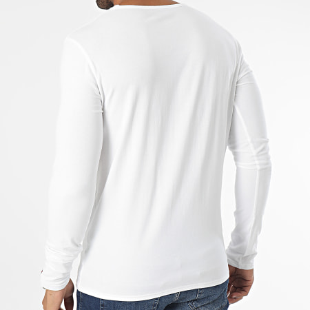 Tommy Hilfiger - Set di 3 magliette a maniche lunghe 3022 nero bianco grigio erica