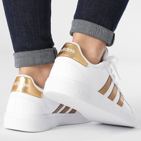 Adidas Originals - Sneakers Grand Court 2.0 Donna GY2578 Footwear White Magic Gold
