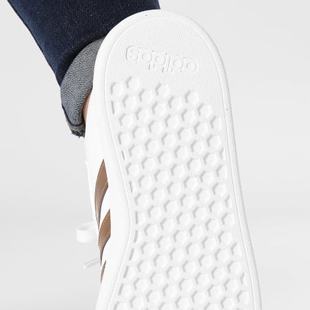 Adidas Originals - Grand Court 2.0 Zapatillas Mujer GY2578 Calzado Blanco Oro Mágico