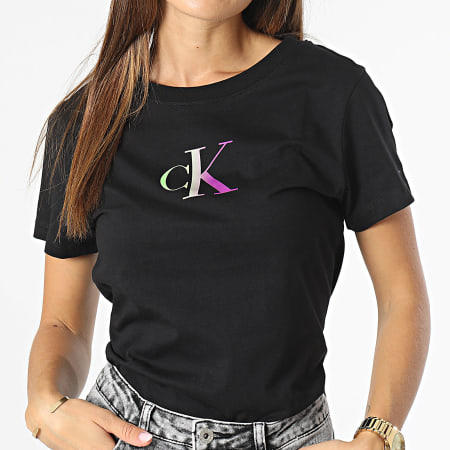 Calvin Klein - Tee Shirt Femme 2343 Noir