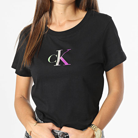 Calvin Klein - Tee Shirt Femme 2343 Noir