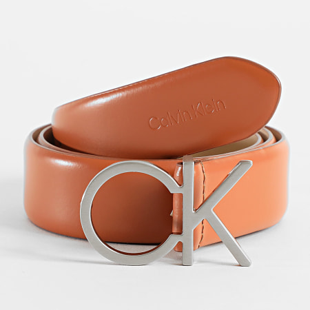 Calvin Klein - Cintura da donna Re-Lock 0157 Marrone