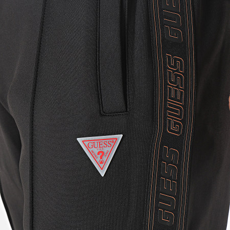 Guess - Z3BB05 Pantalón de chándal con banda negro