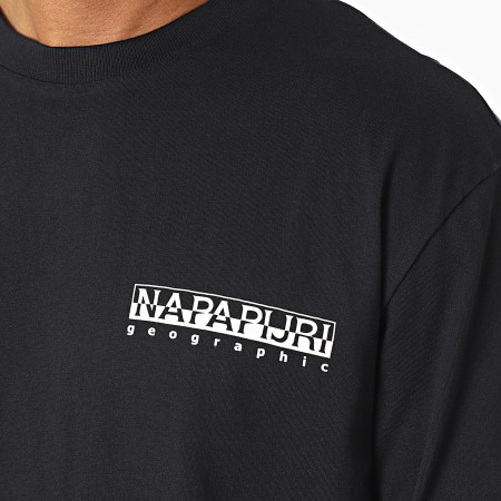 Napapijri - Telemark Camiseta Manga Larga A4HRE Negro