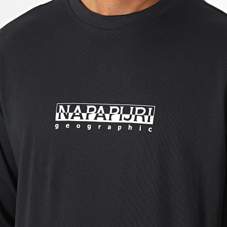 Napapijri - Box Camiseta Manga Larga A4GK7 Negro