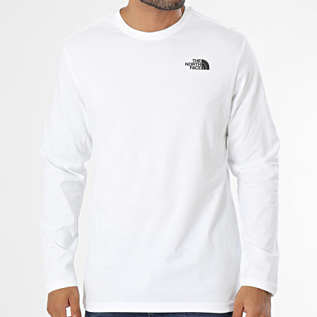 The North Face - Tee Shirt Red Box Blanc