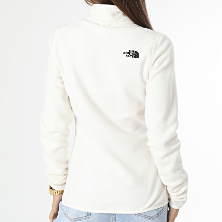 Polaire The North Face 100 Glacier Full Zip Femme Blanc