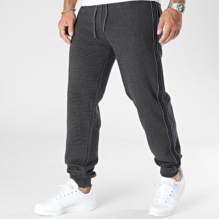 Tommy Hilfiger Pantalon Jogging A Bandes 3013 Gris Anthracite Chine LaBoutiqueOfficielle