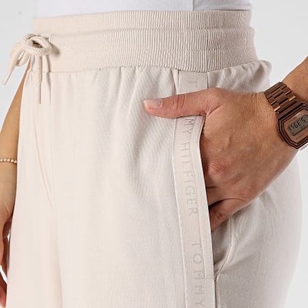 Tommy Hilfiger - Pantaloni da jogging a fascia da donna 4771 beige
