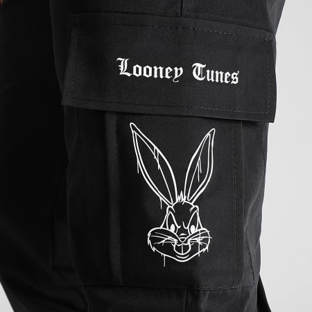Looney Tunes - Pantalon Cargo Angry Bugs Bunny Noir