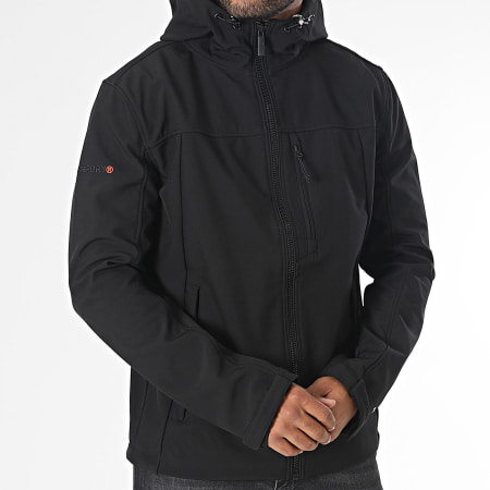 Superdry Veste Capuche Soft Shell Noir LaBoutiqueOfficielle