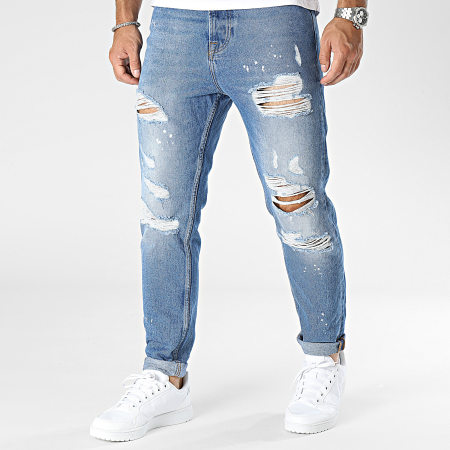 2Y Premium - Jeans in denim blu