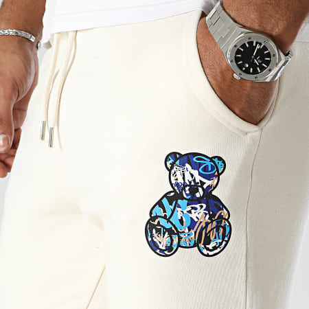 Teddy Yacht Club - Serie Arte Pantaloni da jogging blu beige
