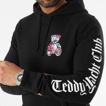 Teddy Yacht Club - Art Serie Hoodie Roze Zwart