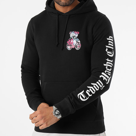 Teddy Yacht Club - Art Serie Hoodie Roze Zwart