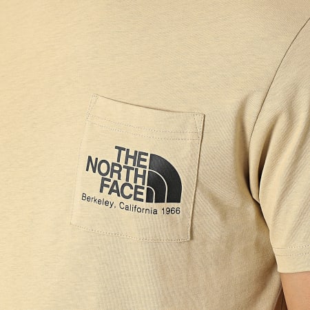 The North Face - Tee Shirt Poche California Beige