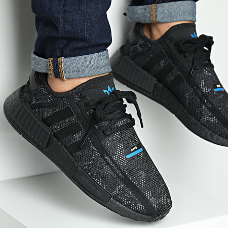 Adidas Originals - NMD R1 Zapatillas IG5535 Core Negro Carbono Gris Cinco