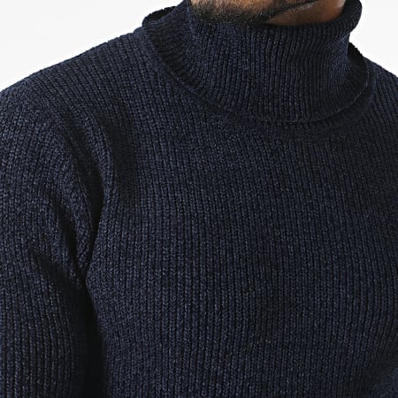 Col roulé bleu à effet usé Marni en solde